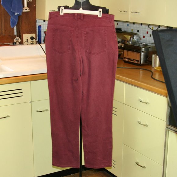 Gloria Vanderbilt Red Denim Designer Women's Jeans - Picture 3 of 5